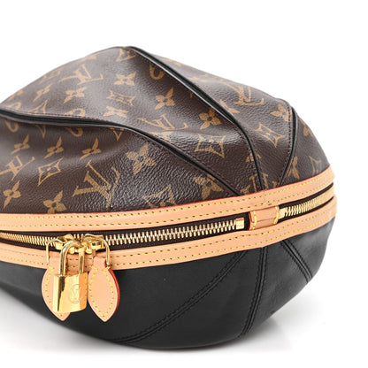 Monogram Braided Egg Bag Black