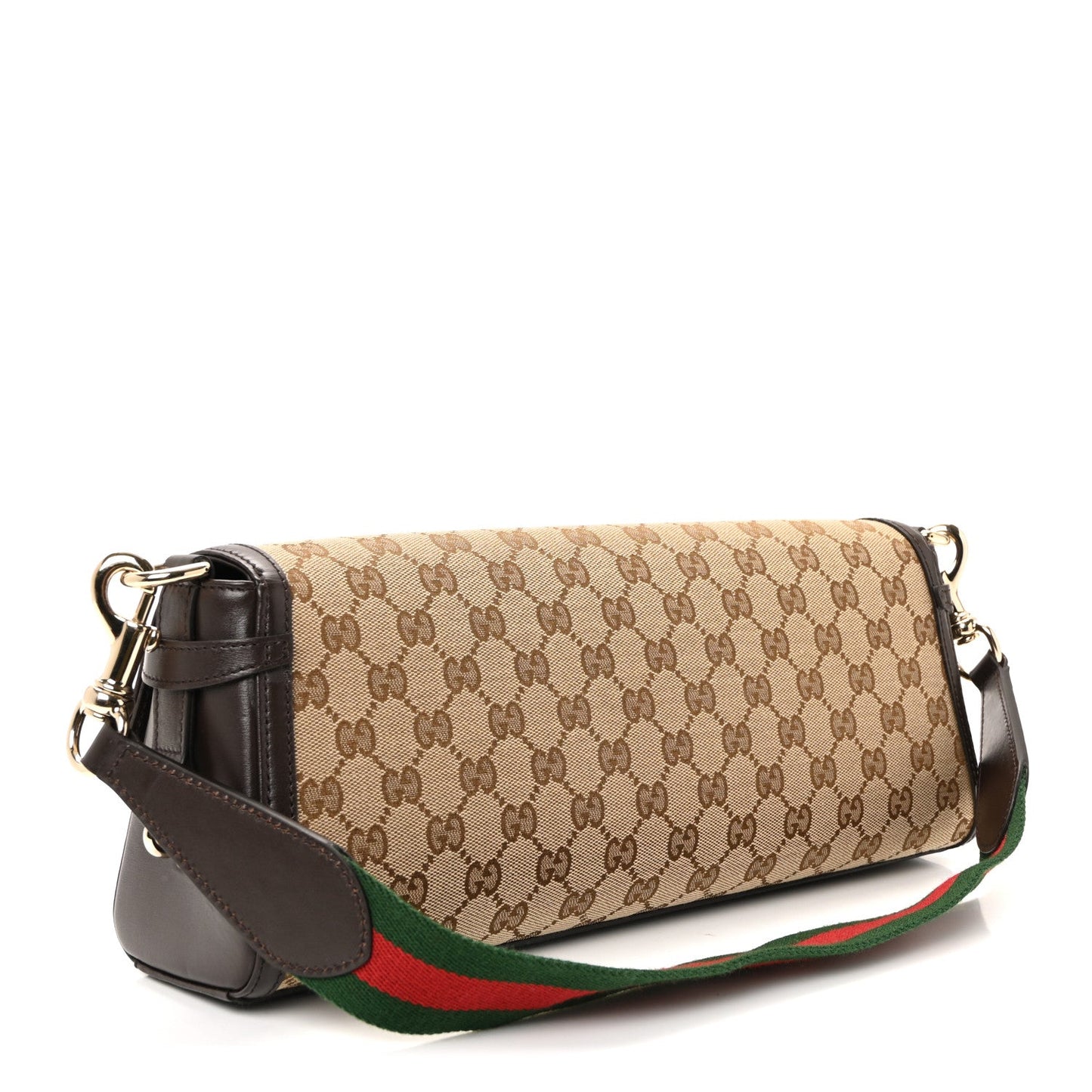 GG Monogram Medium Luce Shoulder Bag Beige Ebony