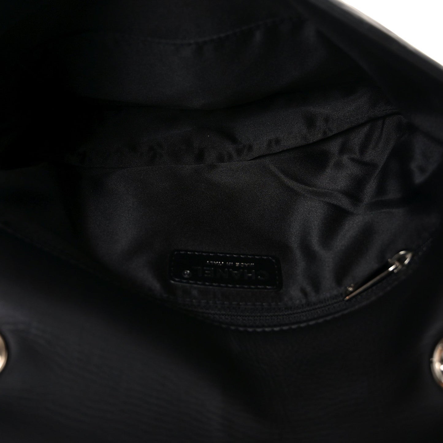 Lambskin Quilted Jumbo Chanel 3 Flap Bag Black