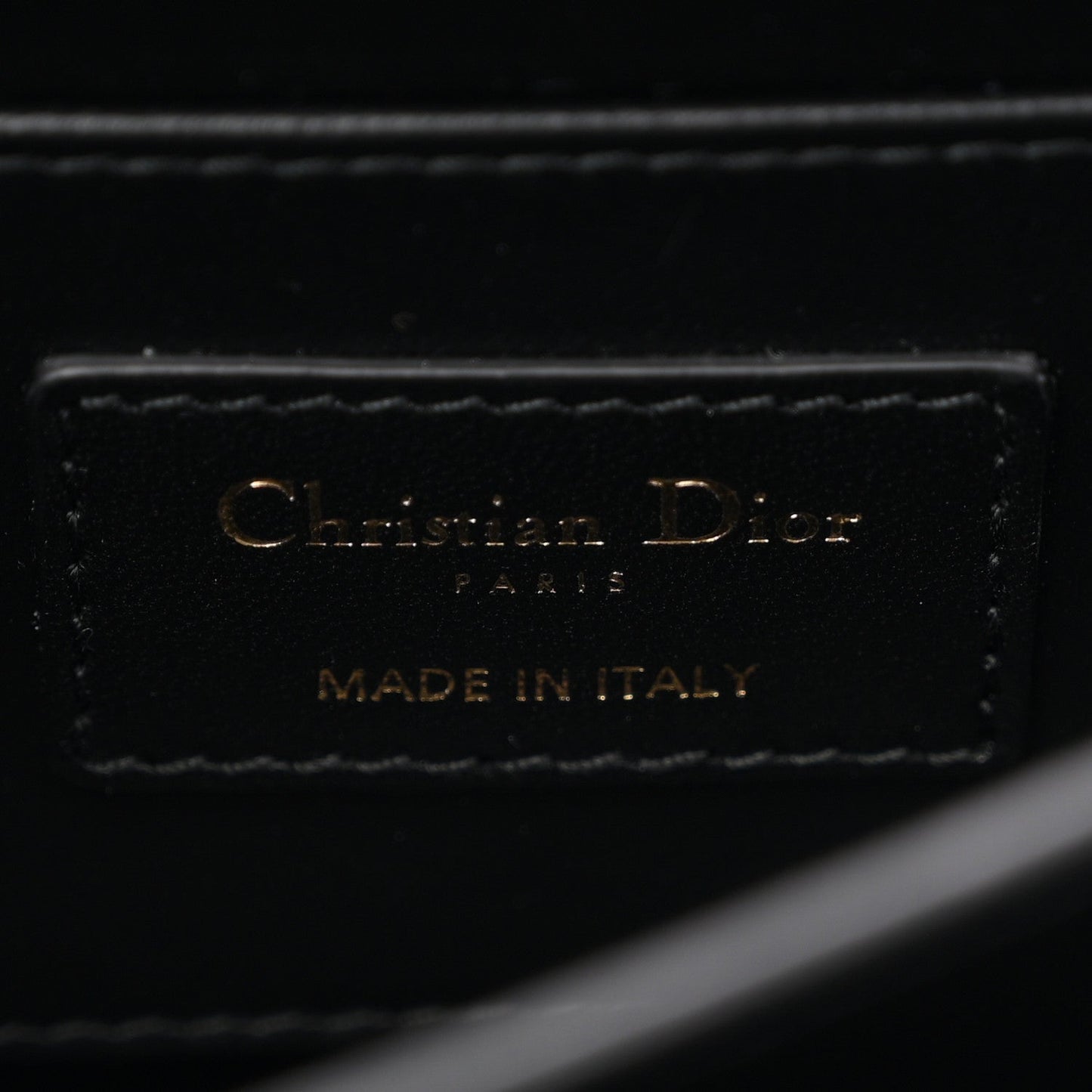 Calfskin Cannage Mini Ange Bag Black