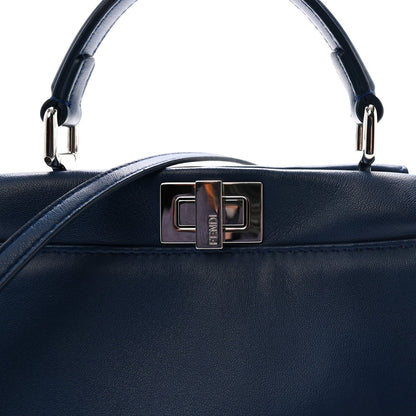 Nappa Mini Peekaboo Iconic Satchel Dark Blue