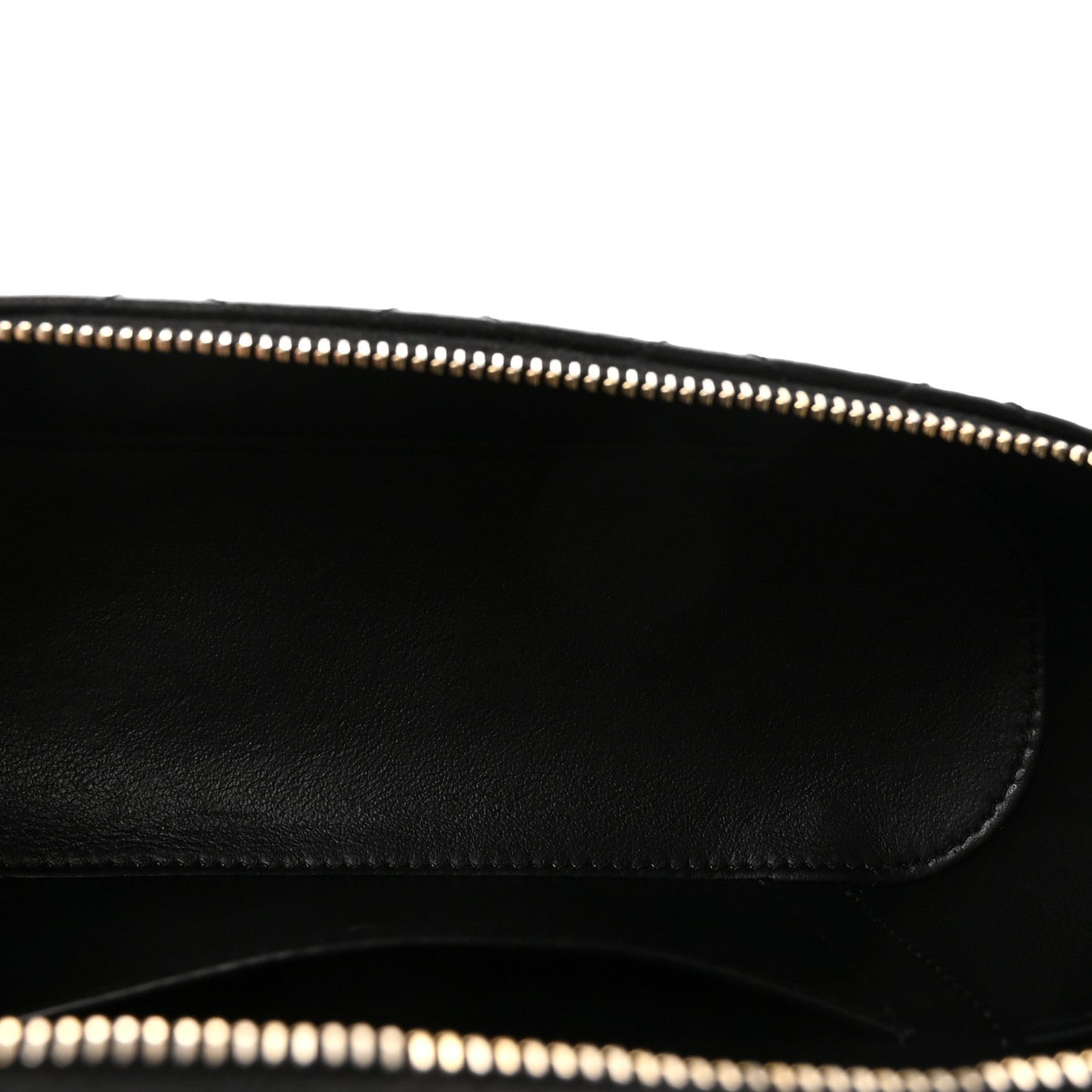 Lambskin Quilted Mini Gaby Vanity Case Black