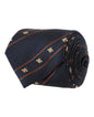 Gucci Mens Bee and Web Silk Jacquard Tie