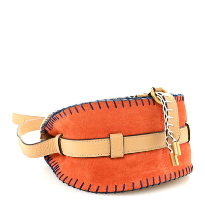 Calfskin Small Marcie Saddle Bag Soft Tan