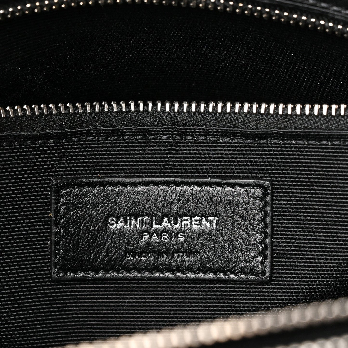 Grained Calfskin Large Sac De Jour Black