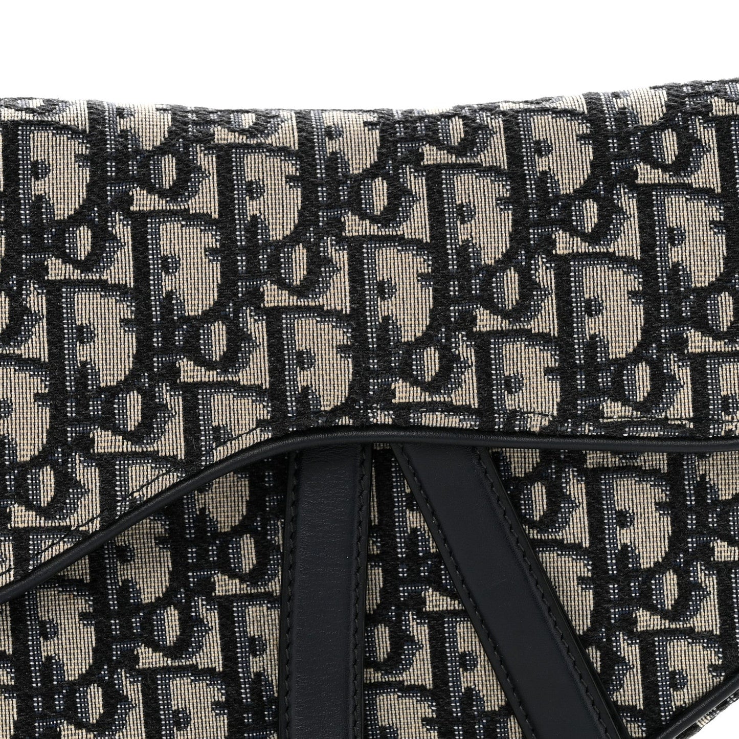 Oblique Saddle Bag Blue