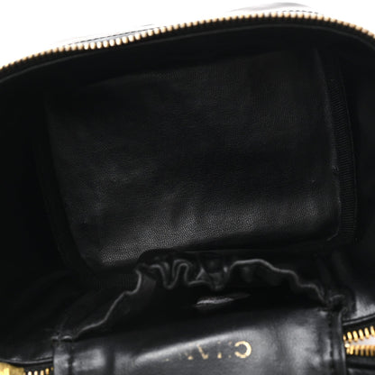 Patent Timeless Vanity Cosmetic Case Black