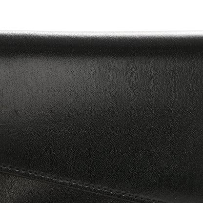 Smooth Shiny Calfskin Monogram Uptown Pouch Black