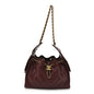 Caviar Quilted Small Chanel 25 Handbag Burgundy