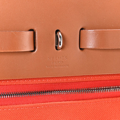 Vache Hunter Toile Herbag Zip Retourne 31 PM Orange Mecano Fauve
