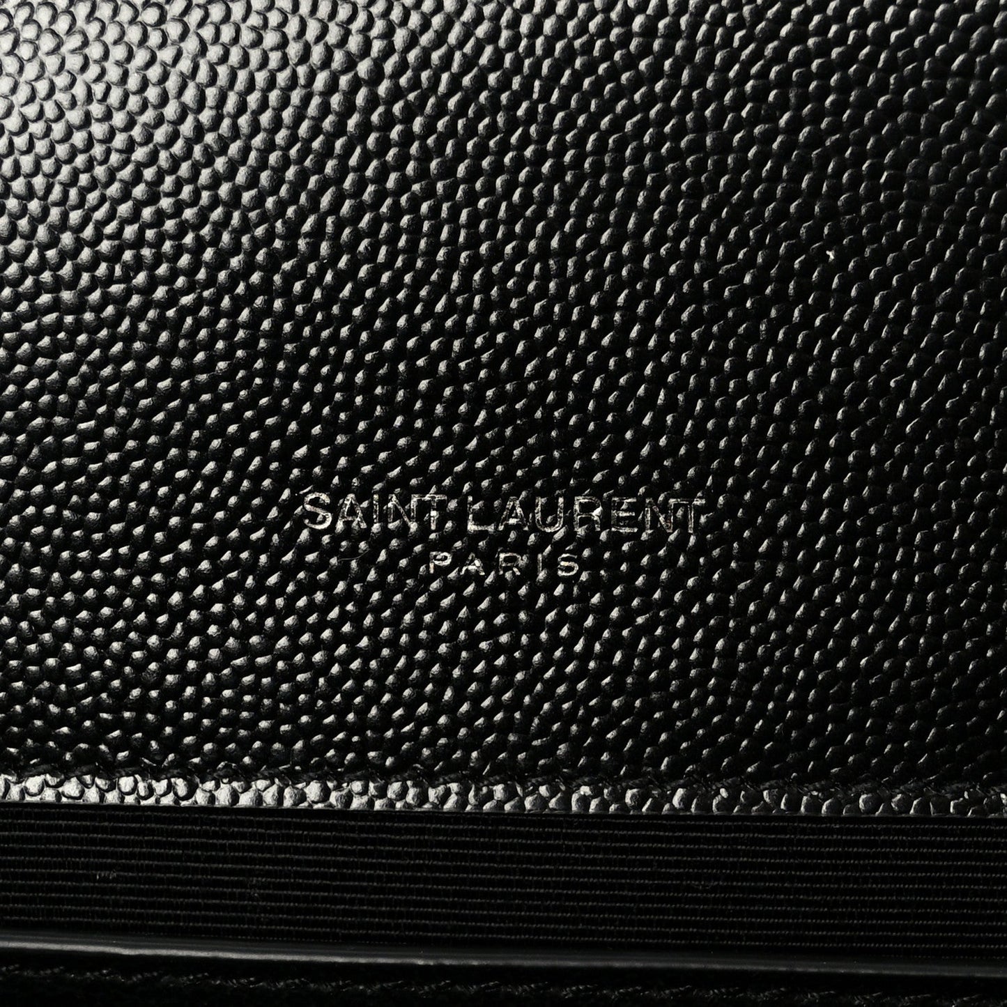 Grain De Poudre Small Classic Monogram Monochrome Kate Satchel Black
