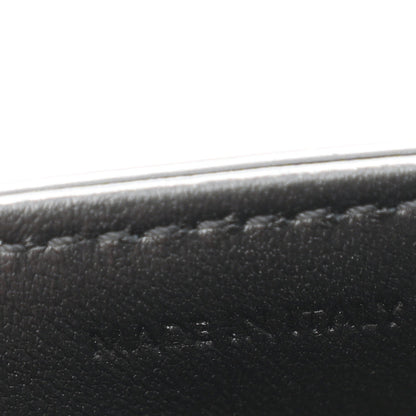 Shiny Calfskin Triomphe Shoulder Bag Black