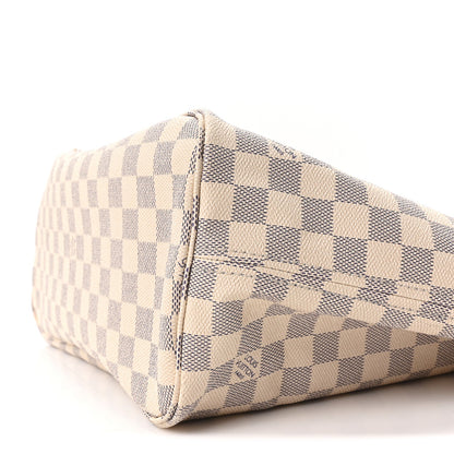 Damier Azur Neo Neverfull MM Rose Ballerine