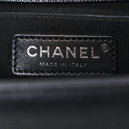 Caviar Quilted Medium Boy Flap Black