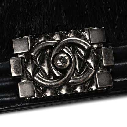 Goat Hair Medium Celtic Boy Flap Black
