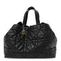 Calfskin Macrocannage Medium Toujours Black