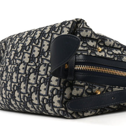 Oblique Large D-Journey Bag Blue