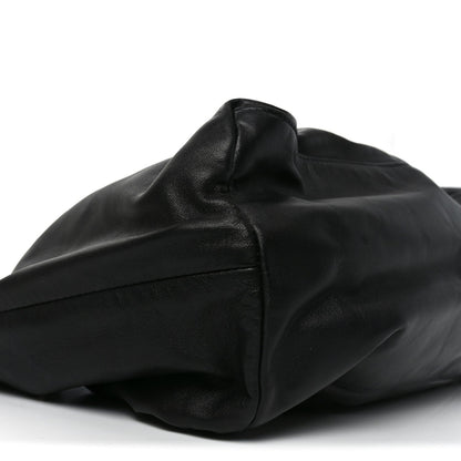 Soft Calf Chain Tote Black