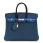 Epsom Tri-Color Birkin 25 Deep Bleu Bleu Hydra Black