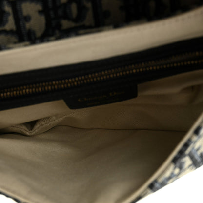 Oblique Saddle Bag Blue