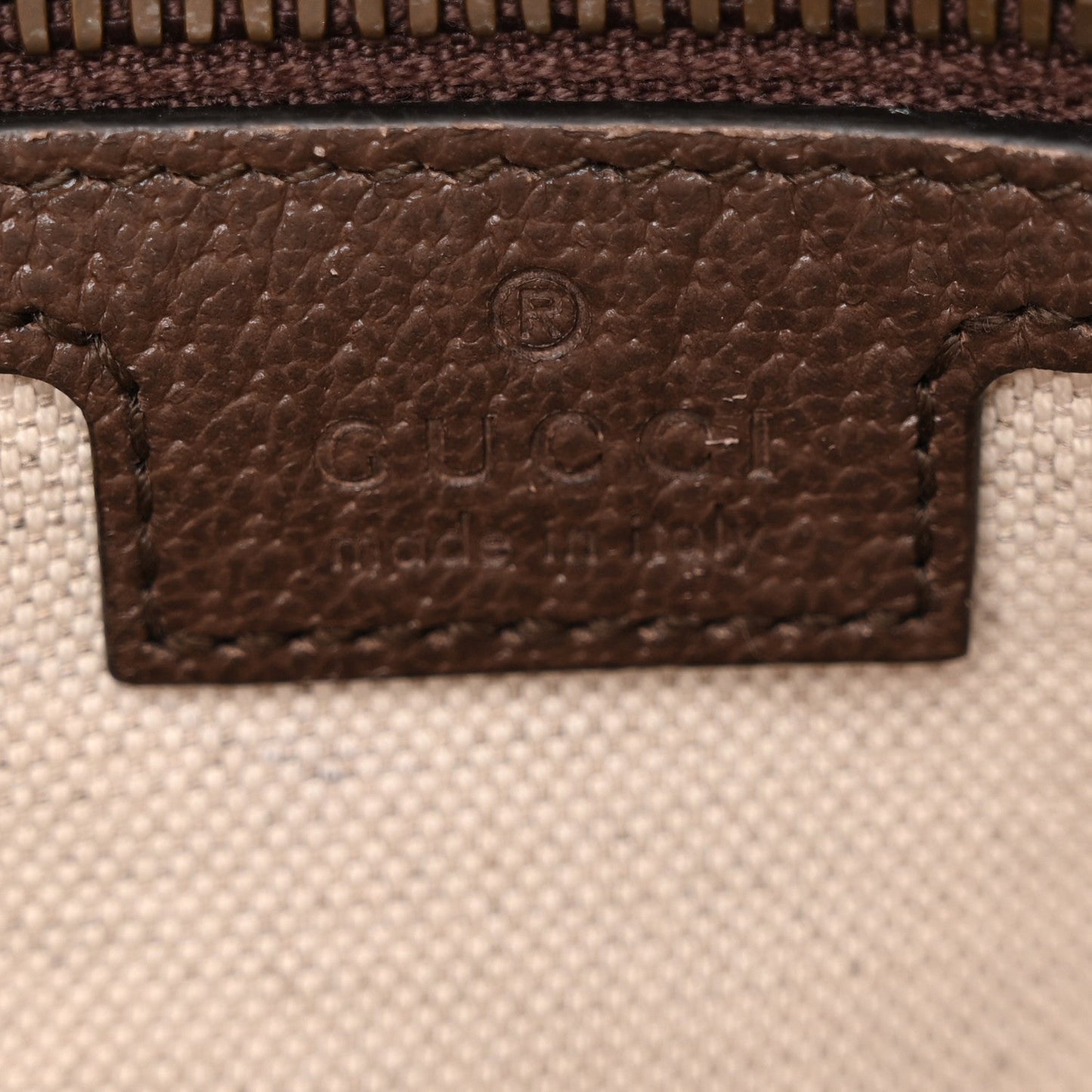 GG Supreme Monogram Web Small Ophidia Messenger Bag Brown