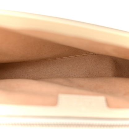 Senna Calfskin Petite GG Top Handle Shoulder Bag Mystic White