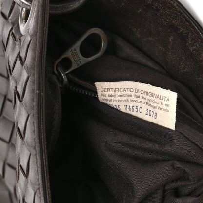 Nappa Intrecciato VN Crossbody Messenger Bag Brown