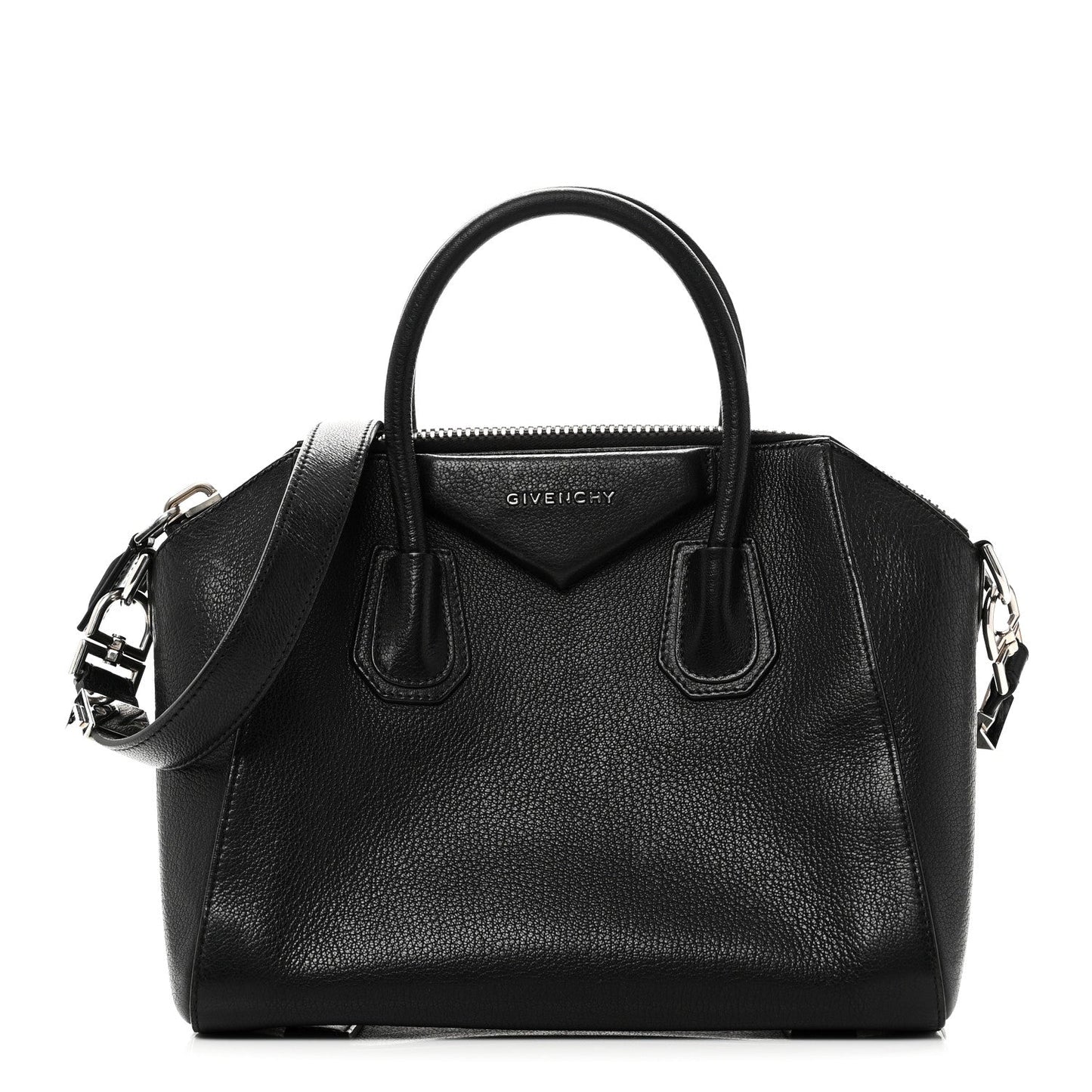 Sugar Goatskin Small Antigona Black