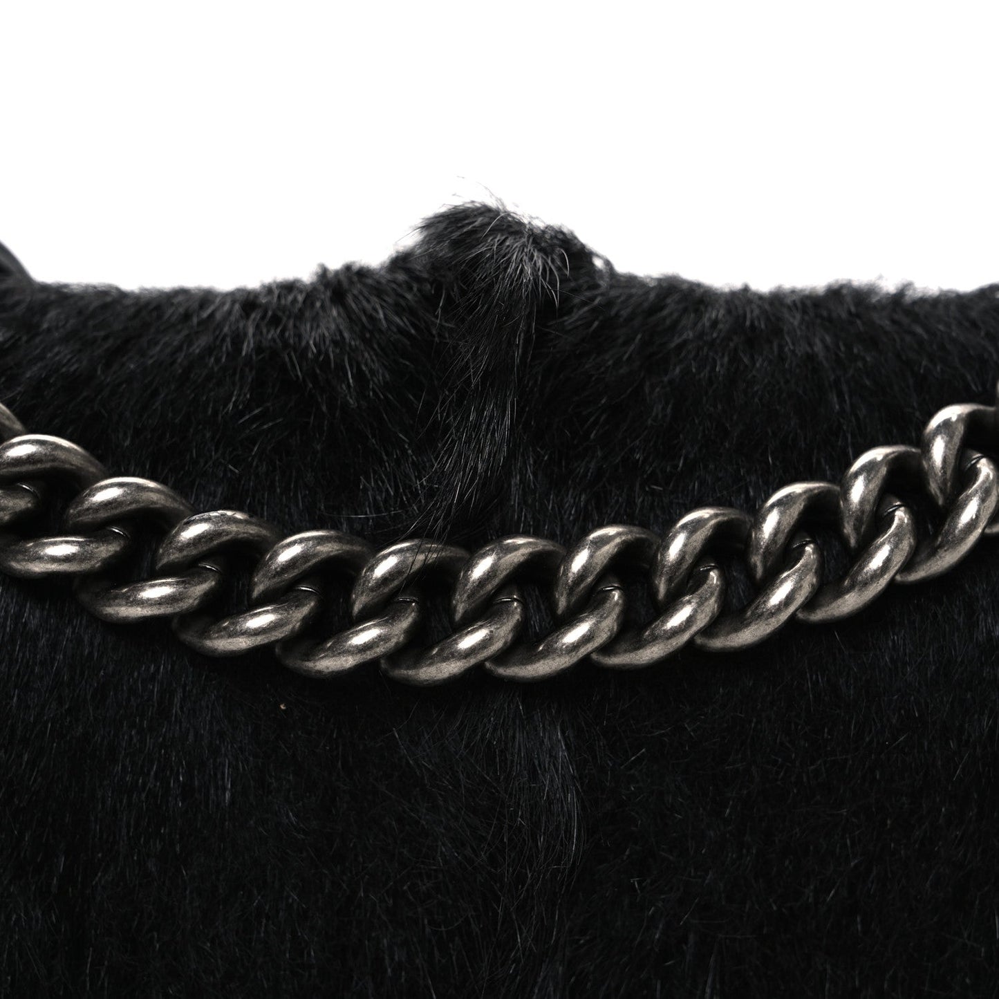 Goat Hair Medium Celtic Boy Flap Black