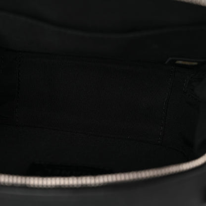 Lambskin Quilted Mini CC Box Camera Bag Black