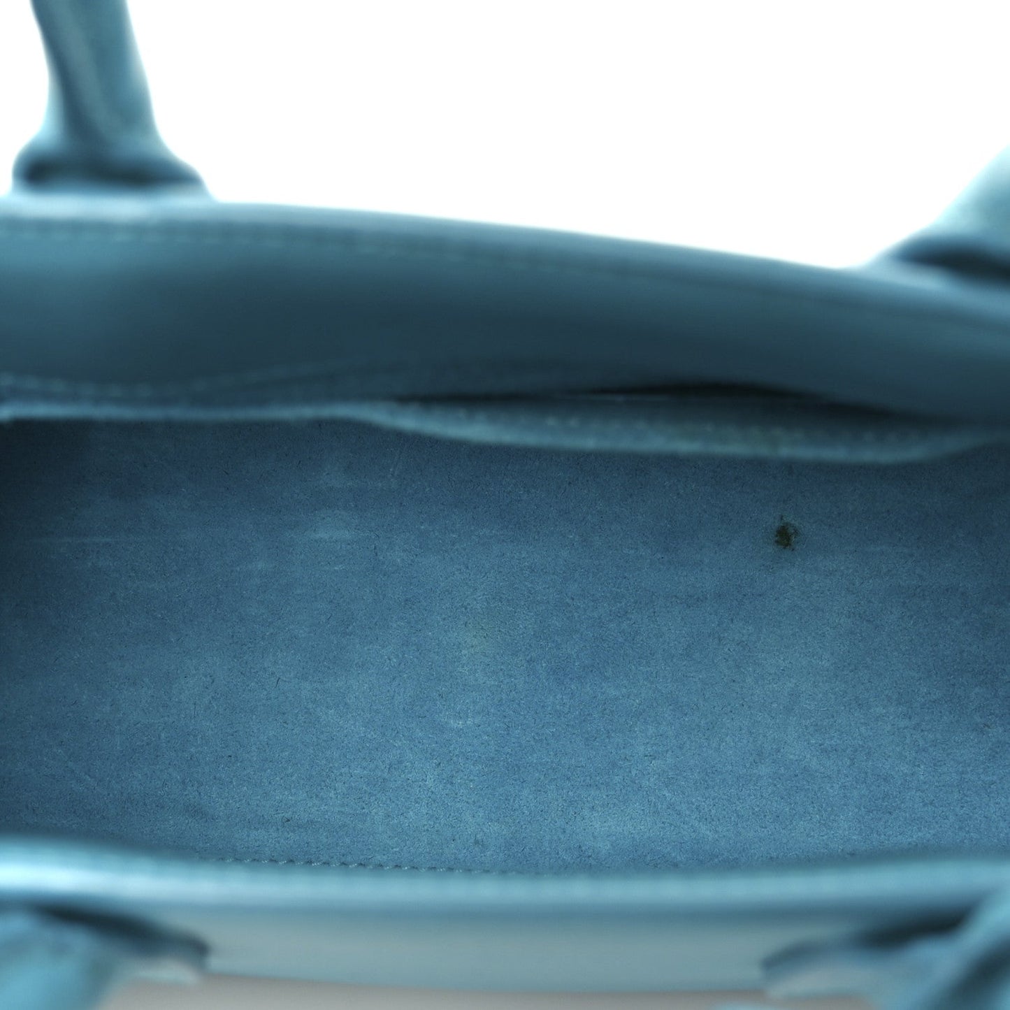 Calfskin Nano Sac De Jour Turquoise