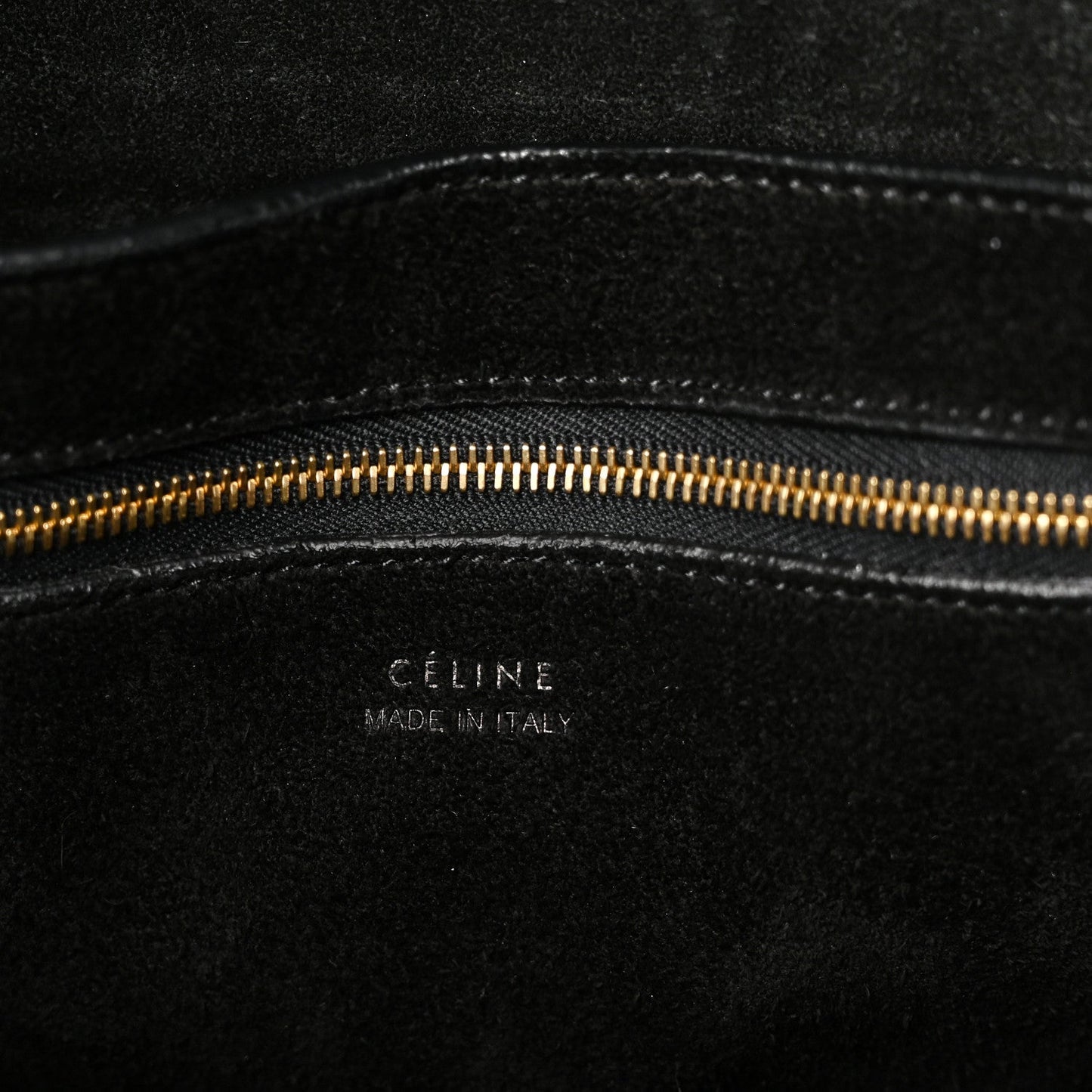 Soft Grained Calfskin Sangle Bucket Bag Black