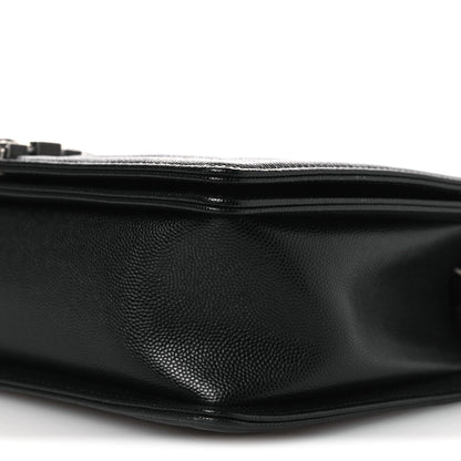 Caviar Quilted New Medium Boy Flap Black
