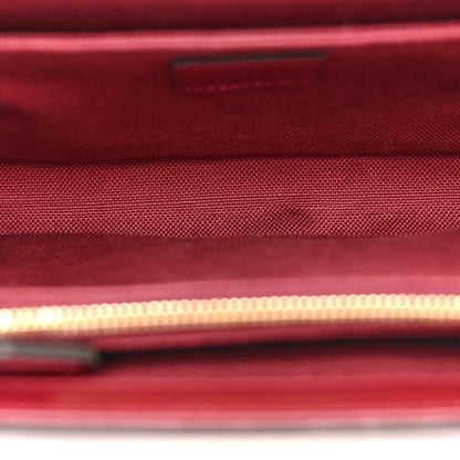 Crepe Wool Silk GG Monogram Go Small Shoulder Bag Rosso Ancora