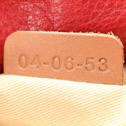 Calfskin Medium Paddington Satchel Rouge