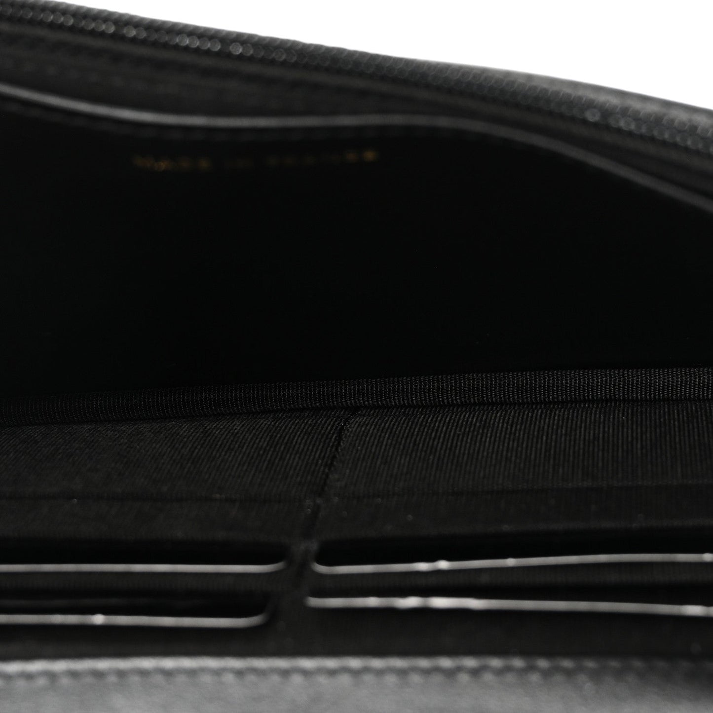Caviar Quilted Boy Wallet On Chain WOC Black