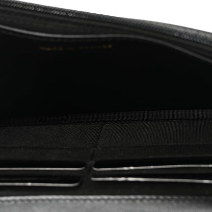 Caviar Quilted Boy Wallet On Chain WOC Black