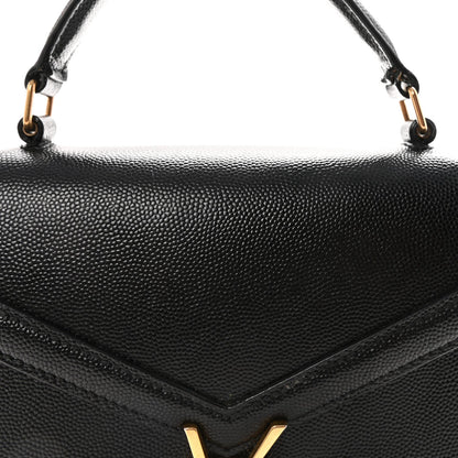Grain de Poudre Mini Classic Monogram Cassandra Top Handle Black