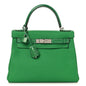 Togo Shiny Niloticus Crocodile Kelly Retourne Touch 28 Bambou