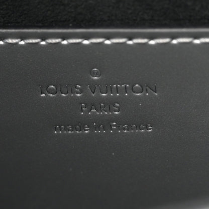 Calfskin Monogram Spaceship Embossed Twist Shoulder Bag PM Argent