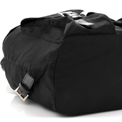 Nylon Vela Medium Backpack Black