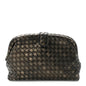 Nappa Intrecciato The Lauren 1980 Clutch Dark Gold