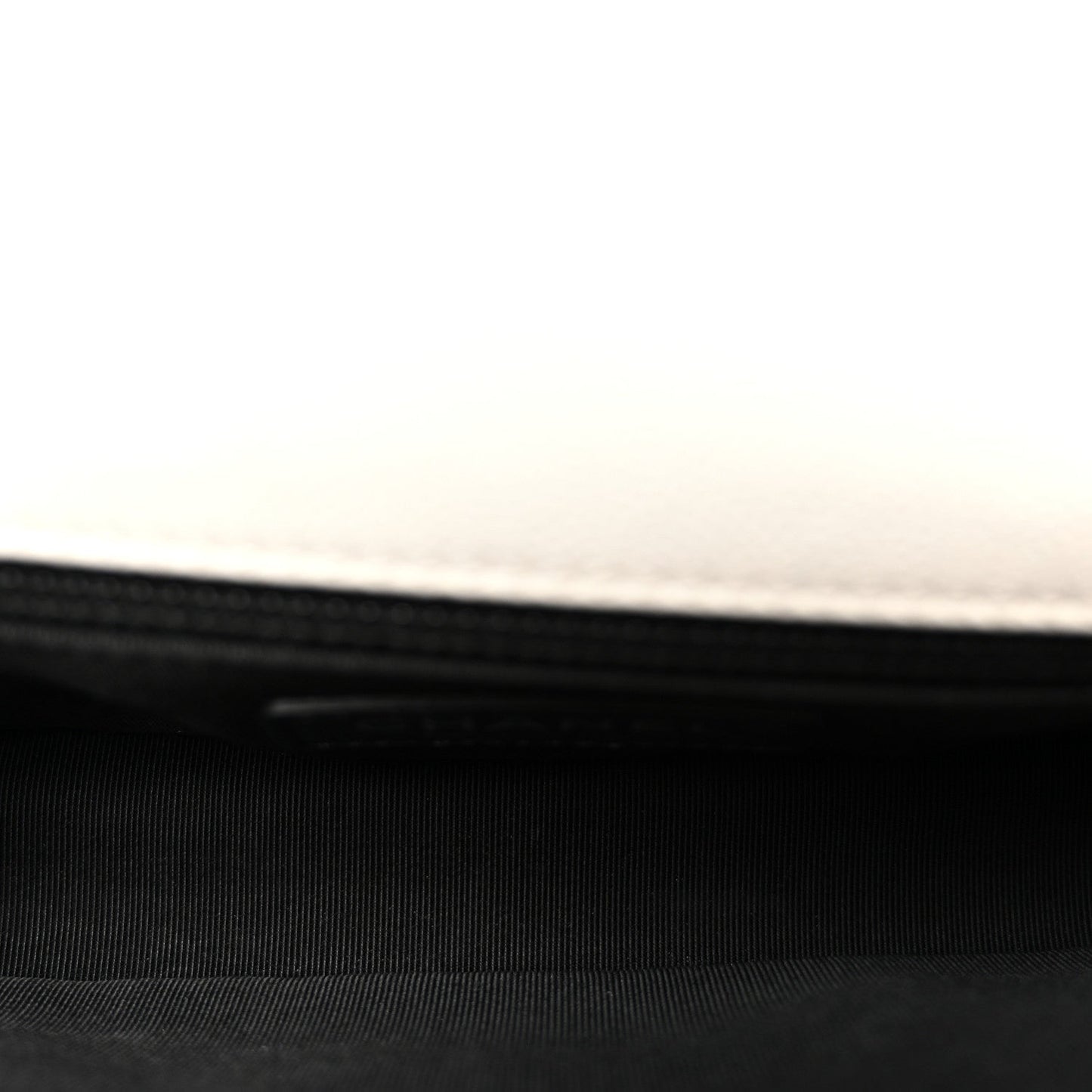 Caviar Quilted My Everything Small Flap White Black