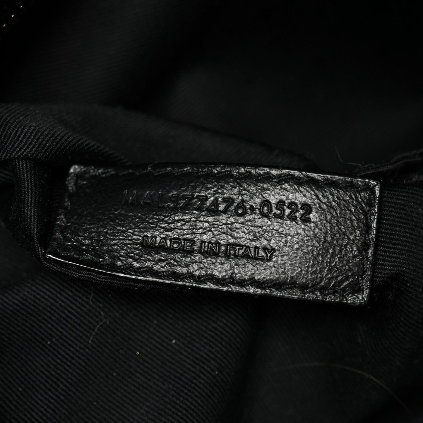 Lambskin Quilted Small Loulou Puffer Monogram Chain Satchel Black