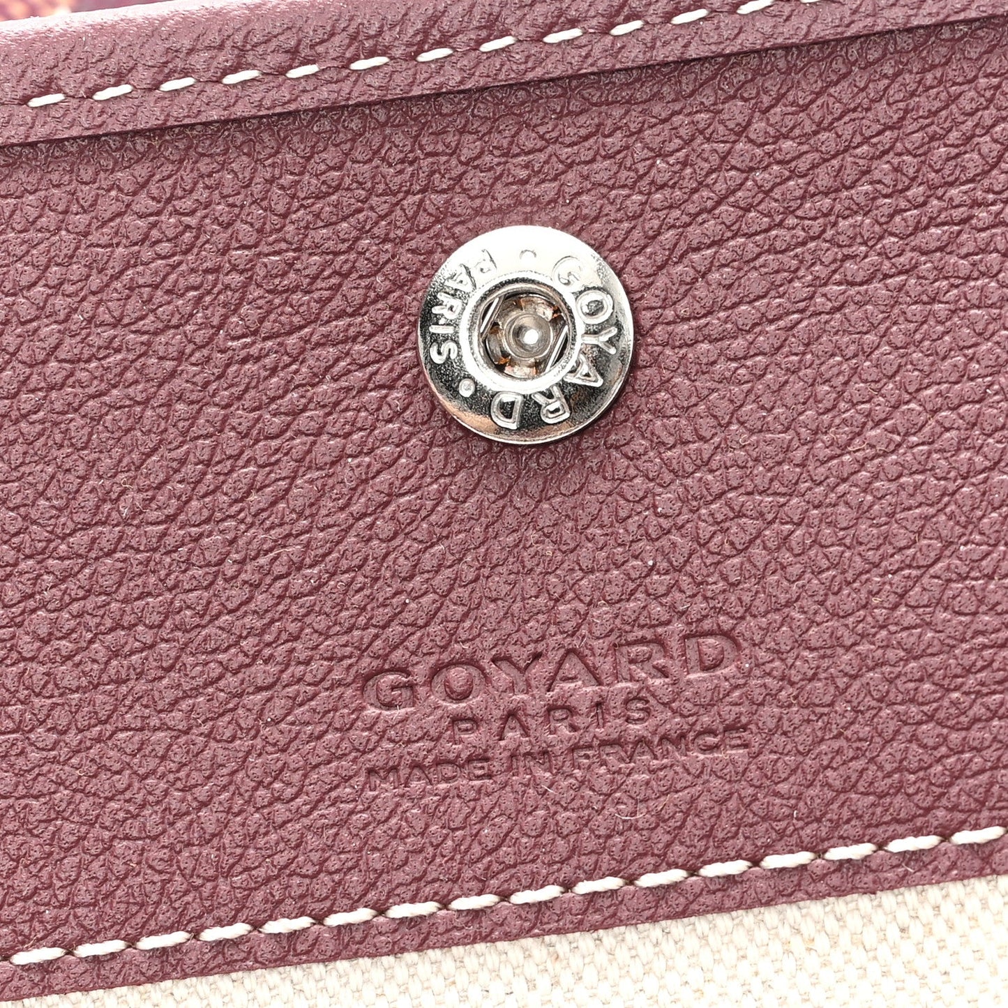 Goyardine Boheme Hobo Burgundy