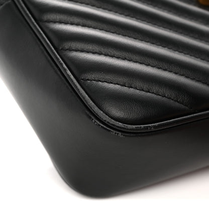 Calfskin Matelasse Monogram Lou Camera Bag Black