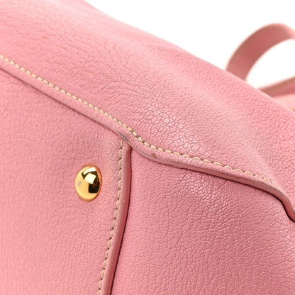 Goatskin Madras Bauletto Peonia