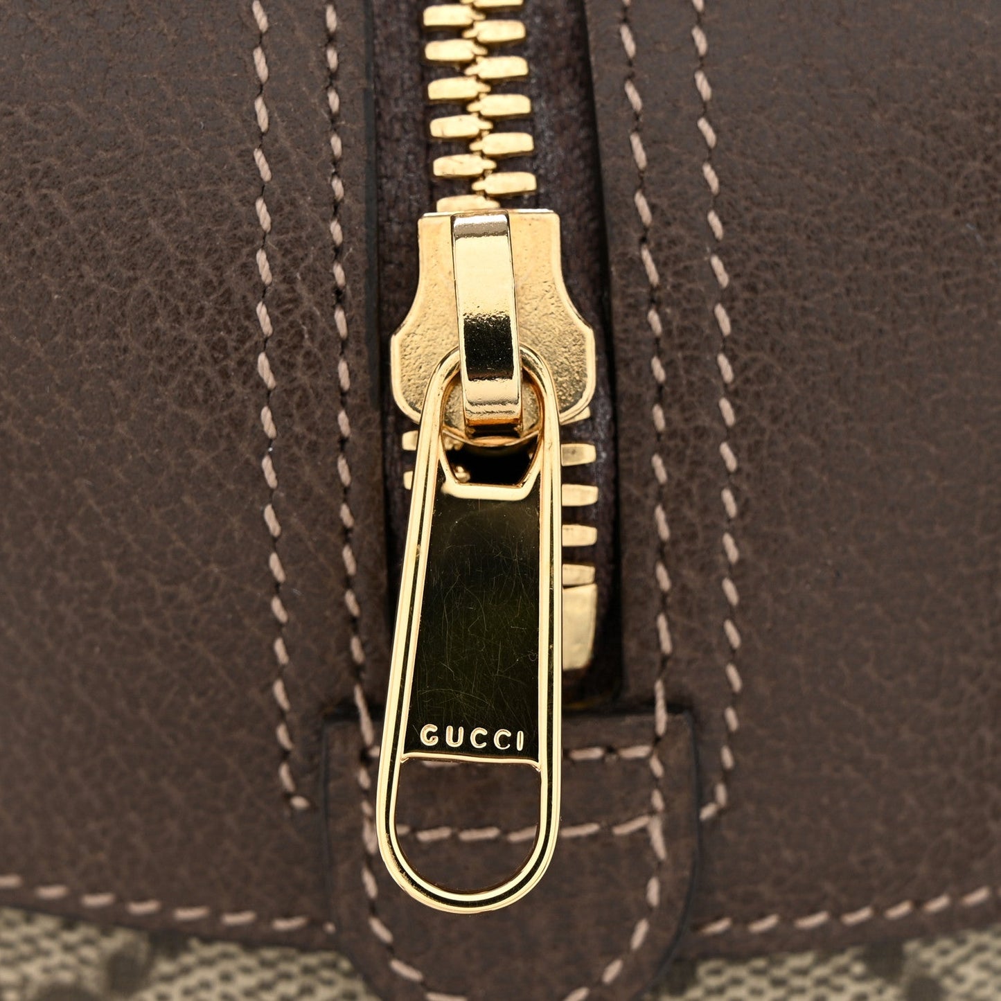 GG Supreme Monogram Web Small Ophidia Shoulder Bag Brown