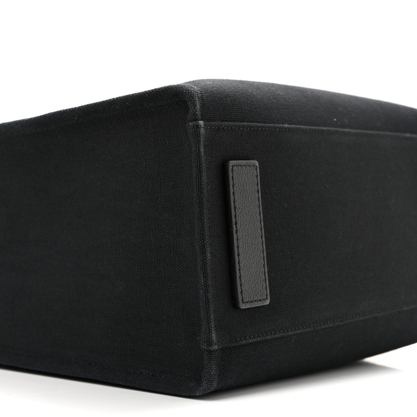 Canvas Calfskin La Medusa Small Tote Black