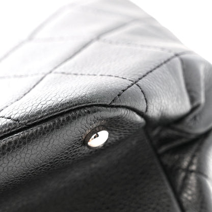 Caviar Quilted CC Timeless Soft Tote Black